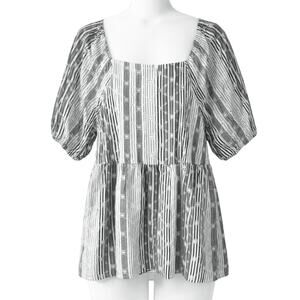 Lane Bryant Women's Blouse Sz 18 Square Neck